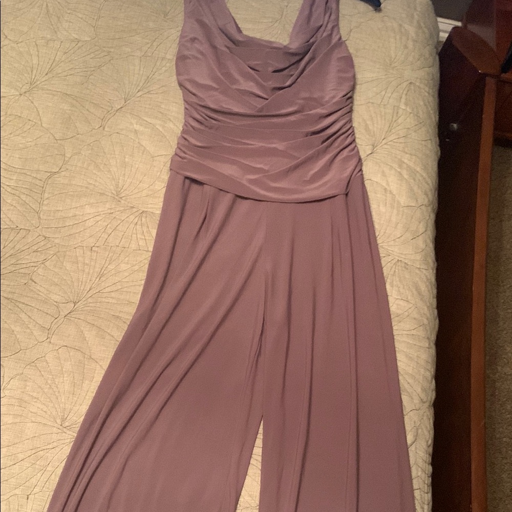 Elegant Mauve/Taupe Jumpsuit